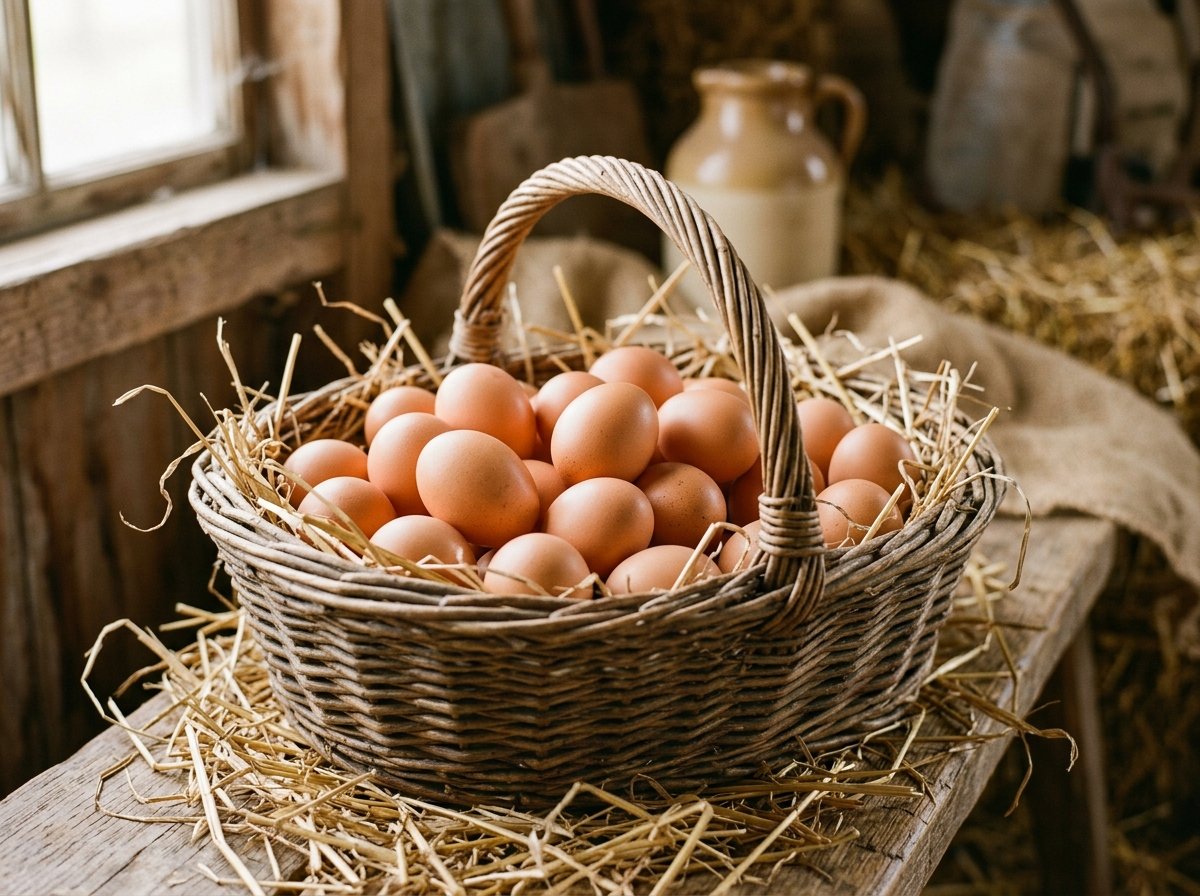 Basket of Fresh Eggs for Somalia